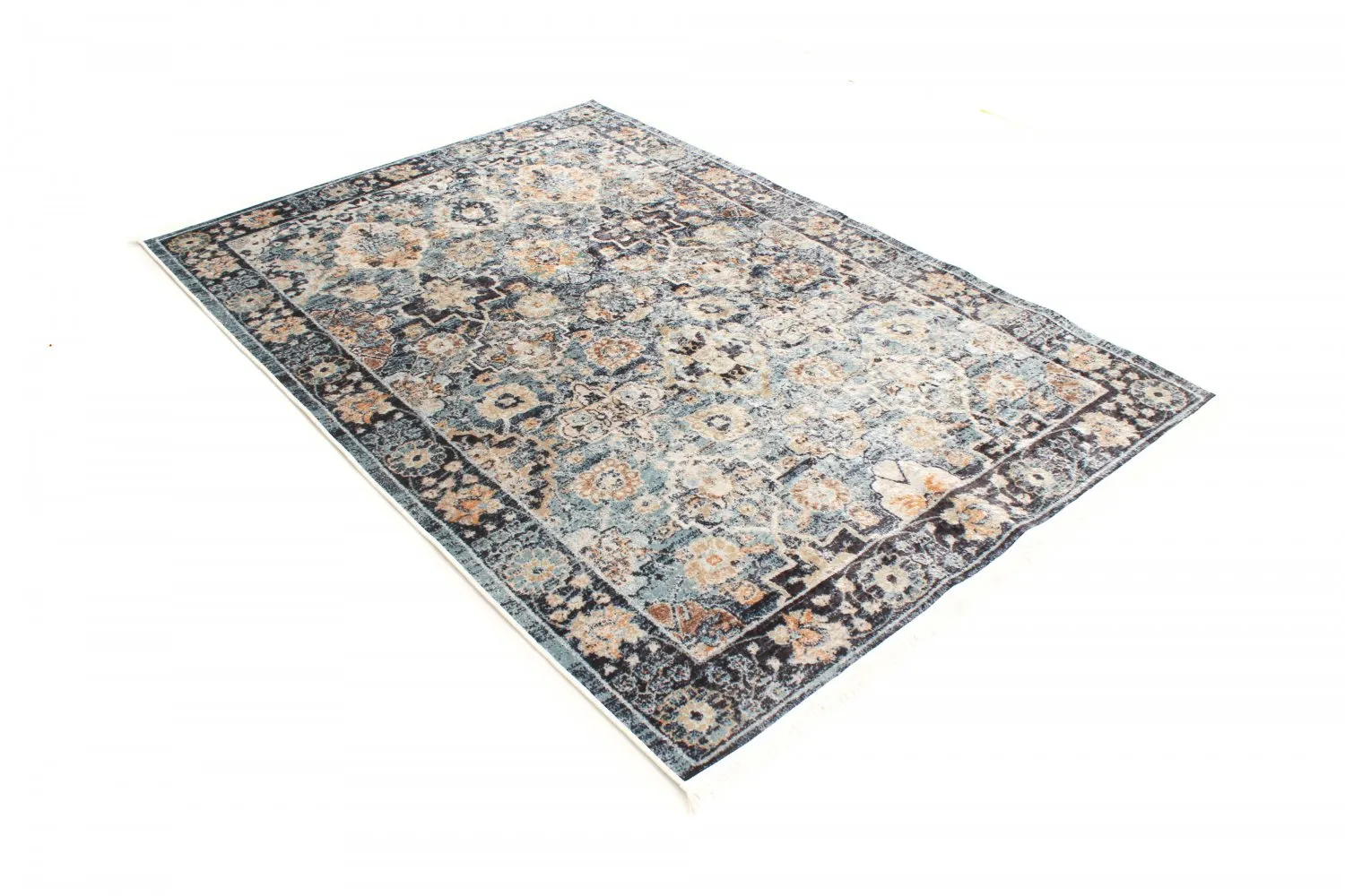 Wilton-Teppich - Fernana (blau/multi)