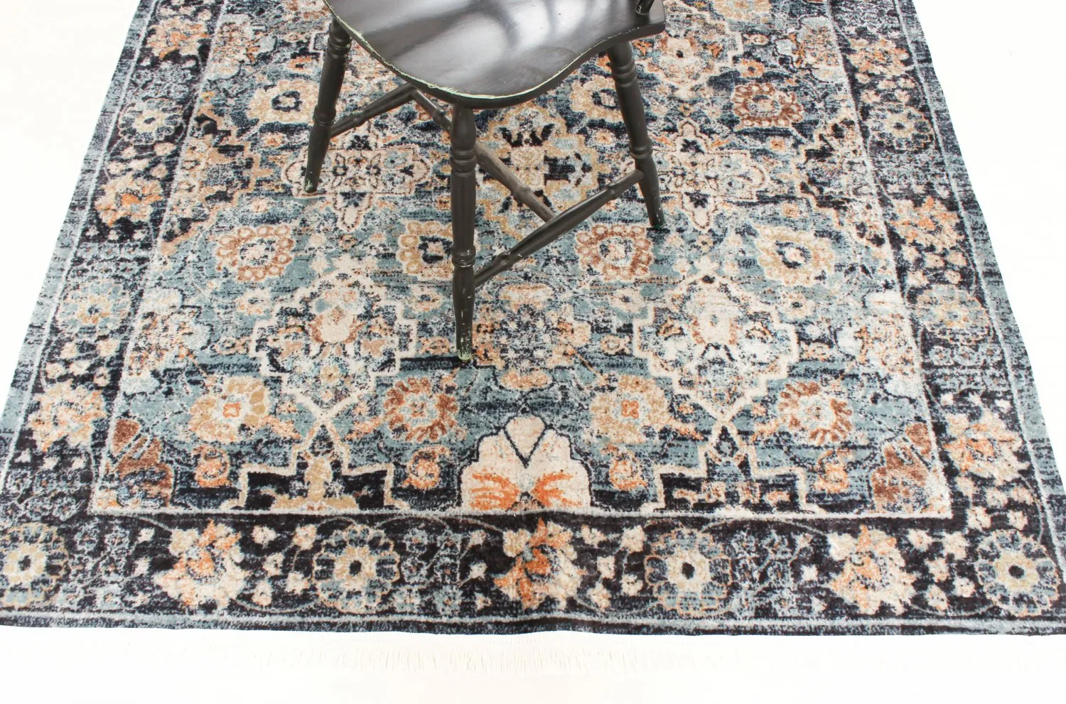 Wilton-Teppich - Fernana (blau/multi)