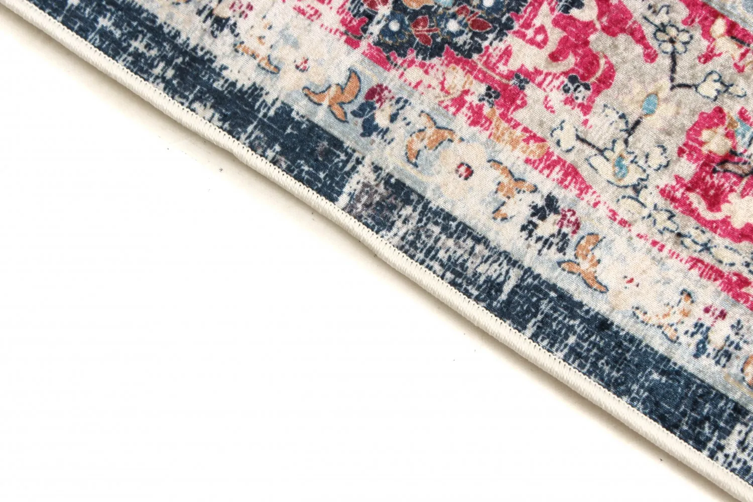 Wilton-Teppich - Bouhjar (blau/rosa/multi)