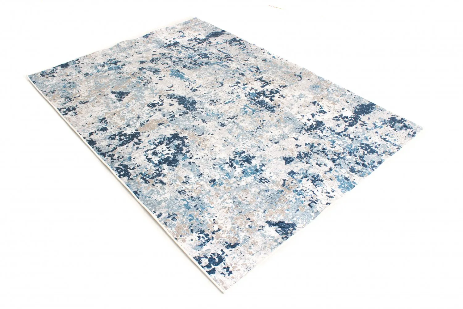 Rund Teppich - Hiboun (blau)