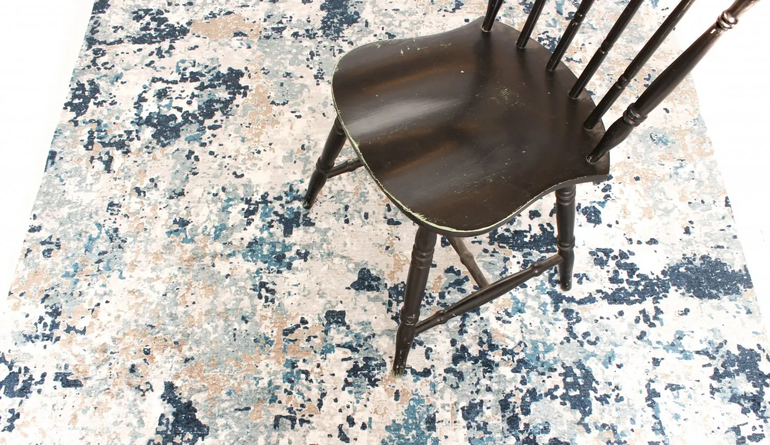 Wilton-Teppich - Hiboun (blau)