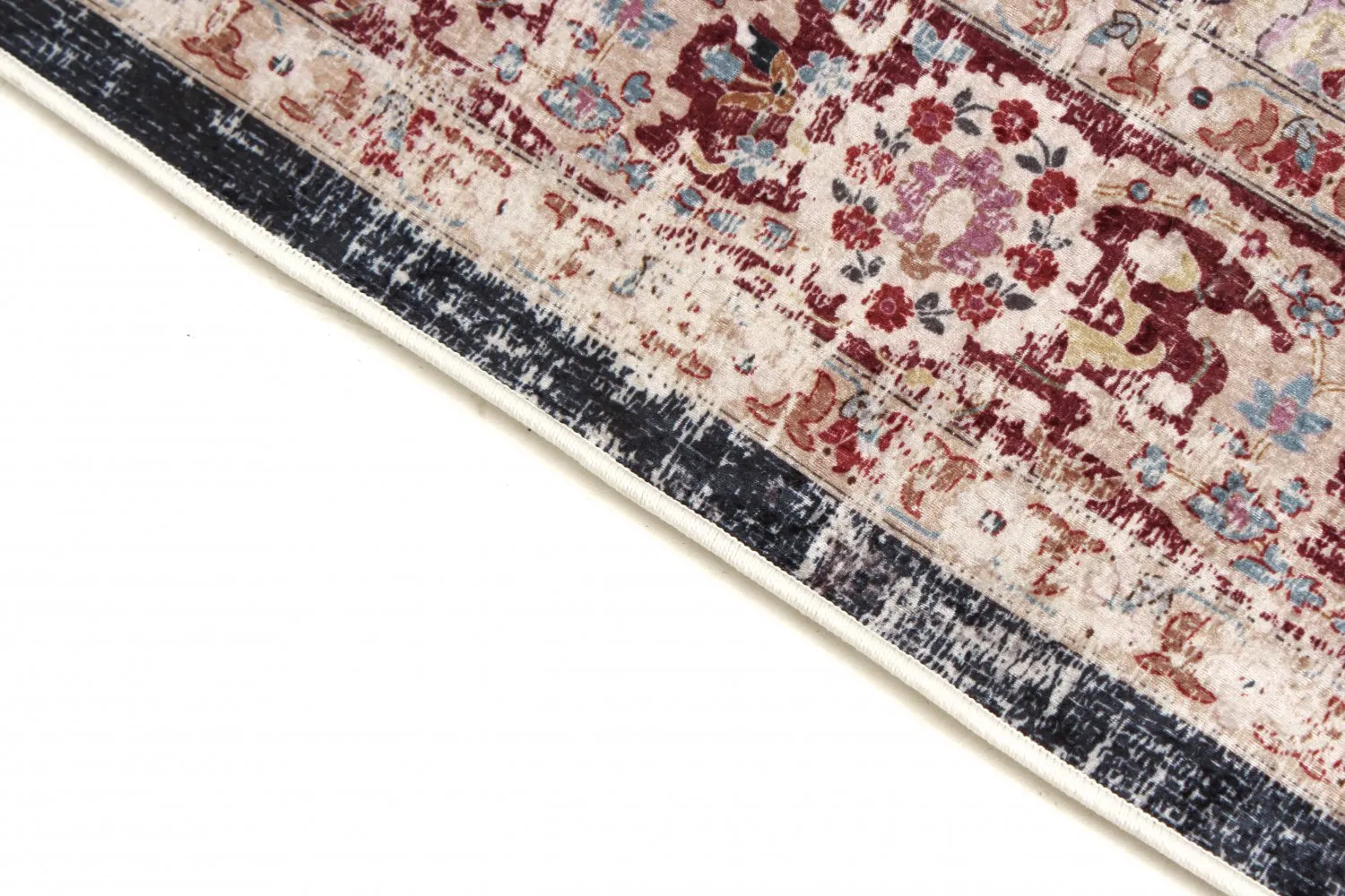 Tapis Wilton - Bouhjar (bleu foncé/multicolore)