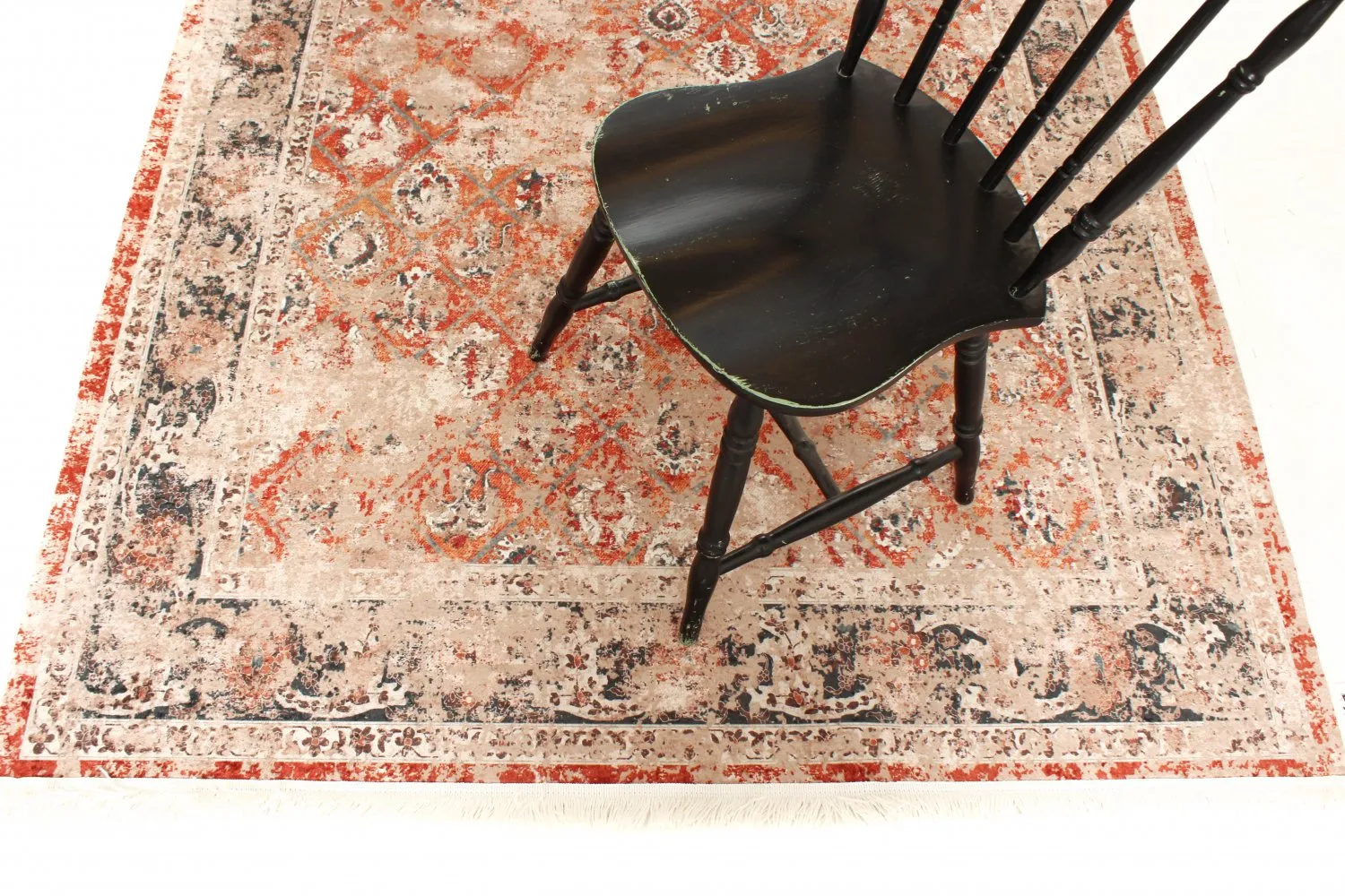 Rund Teppich - Douz (rot/multi)