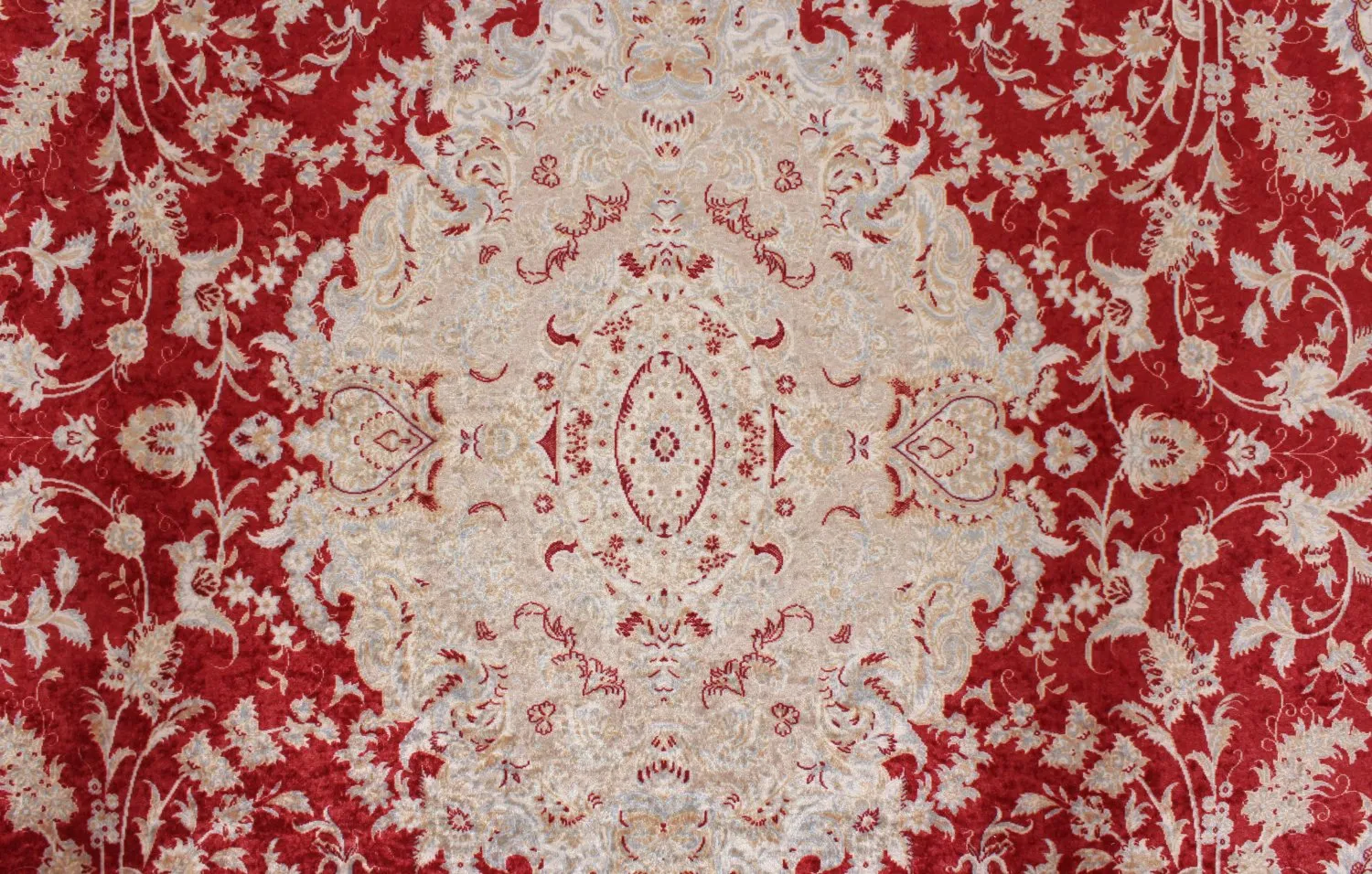 Wilton-Teppich - Vakifli (rot/multi)