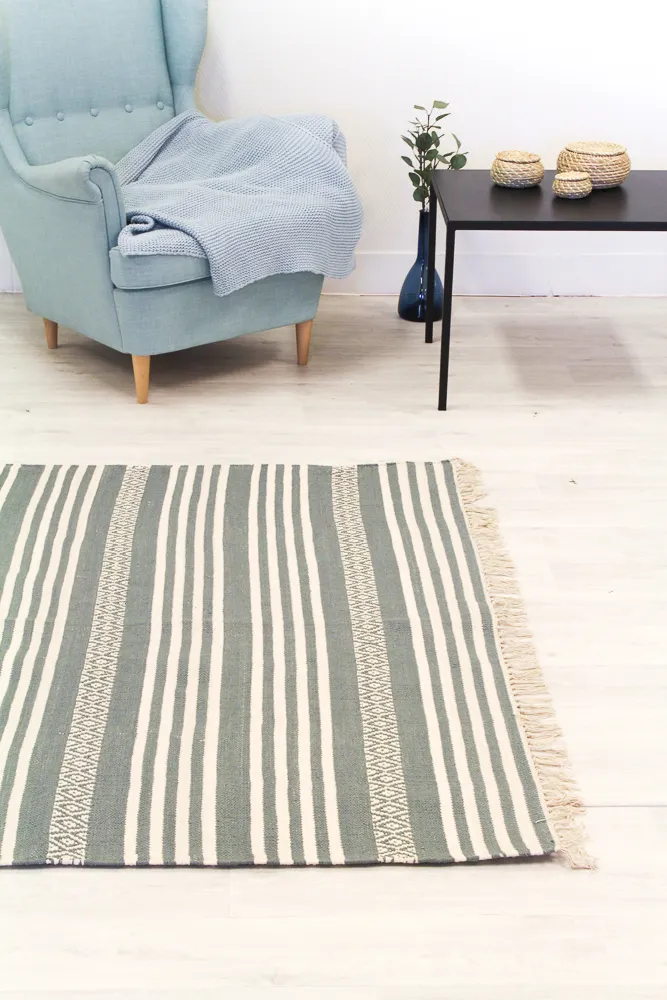 Flickenteppich - Ystad (grau)