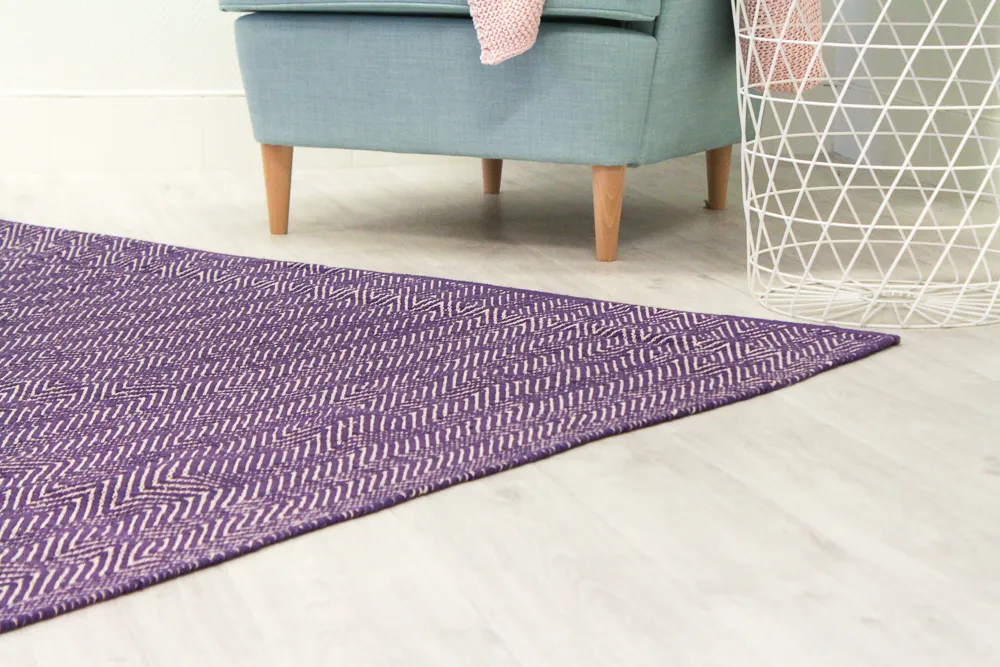 Flickenteppich - Marina (lila)