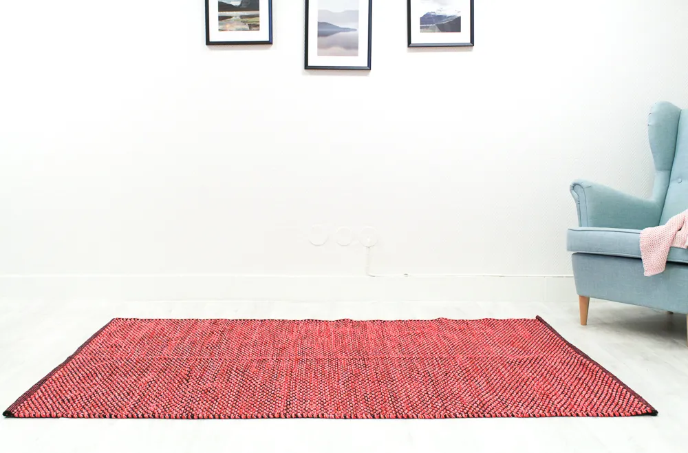 Flickenteppich - Tuva (rot)
