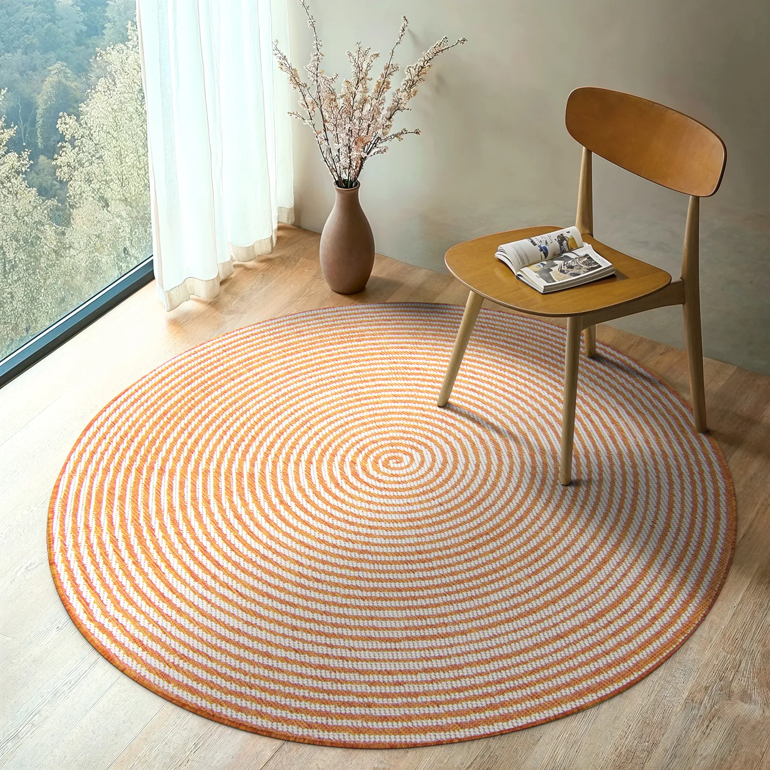 Rund Teppich - Ferragudo (orange)