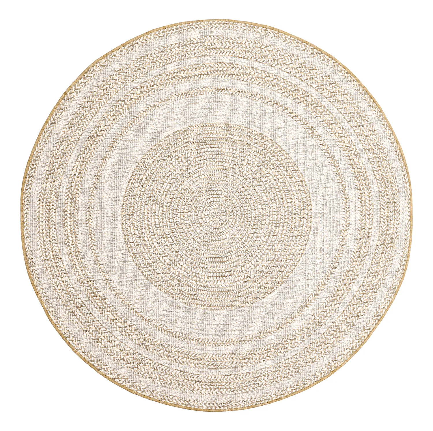 Tapis rond - Indoor/Outdoor Angus (nature)