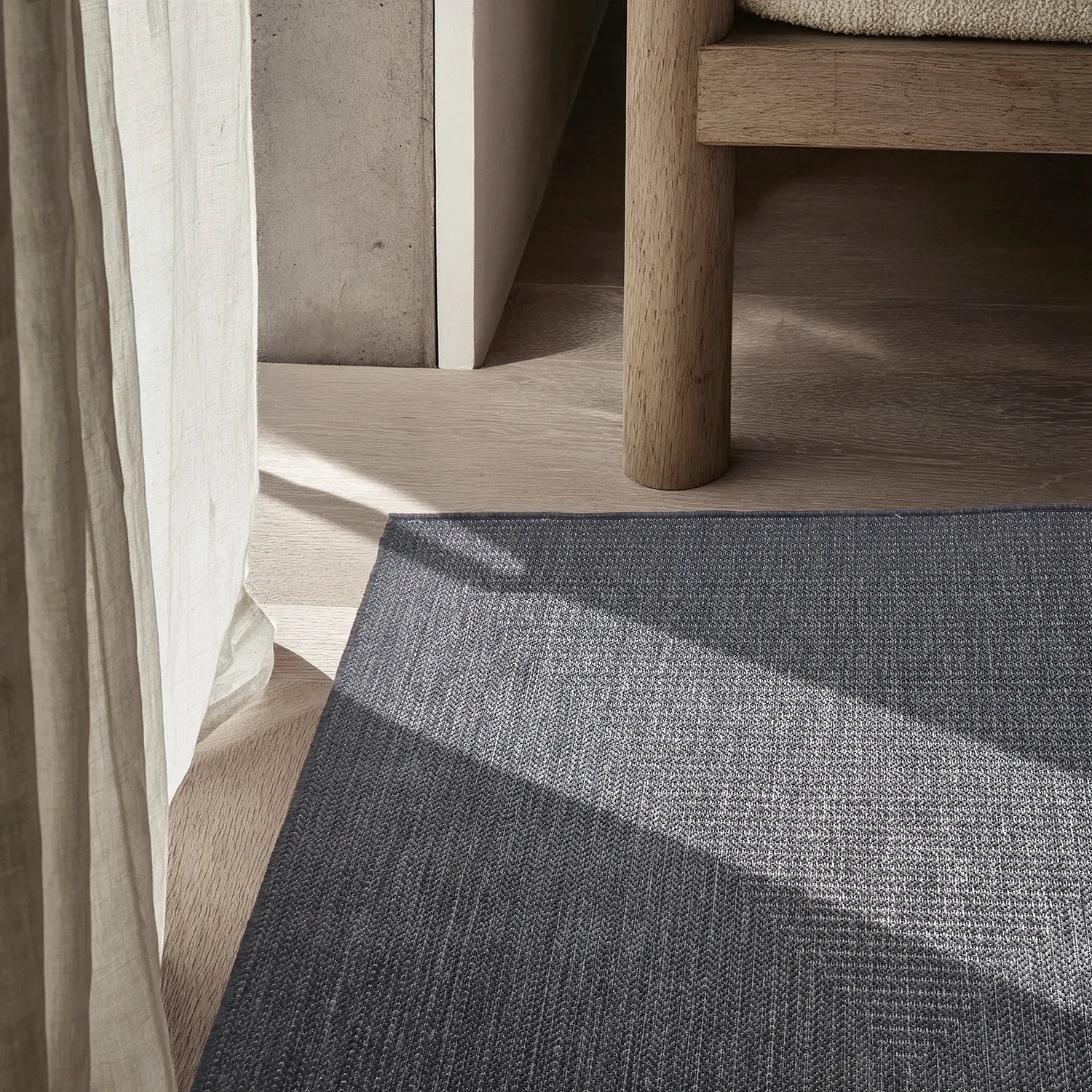 Teppich für innen und außen - utomhusmatta - Arlo (schwarz)