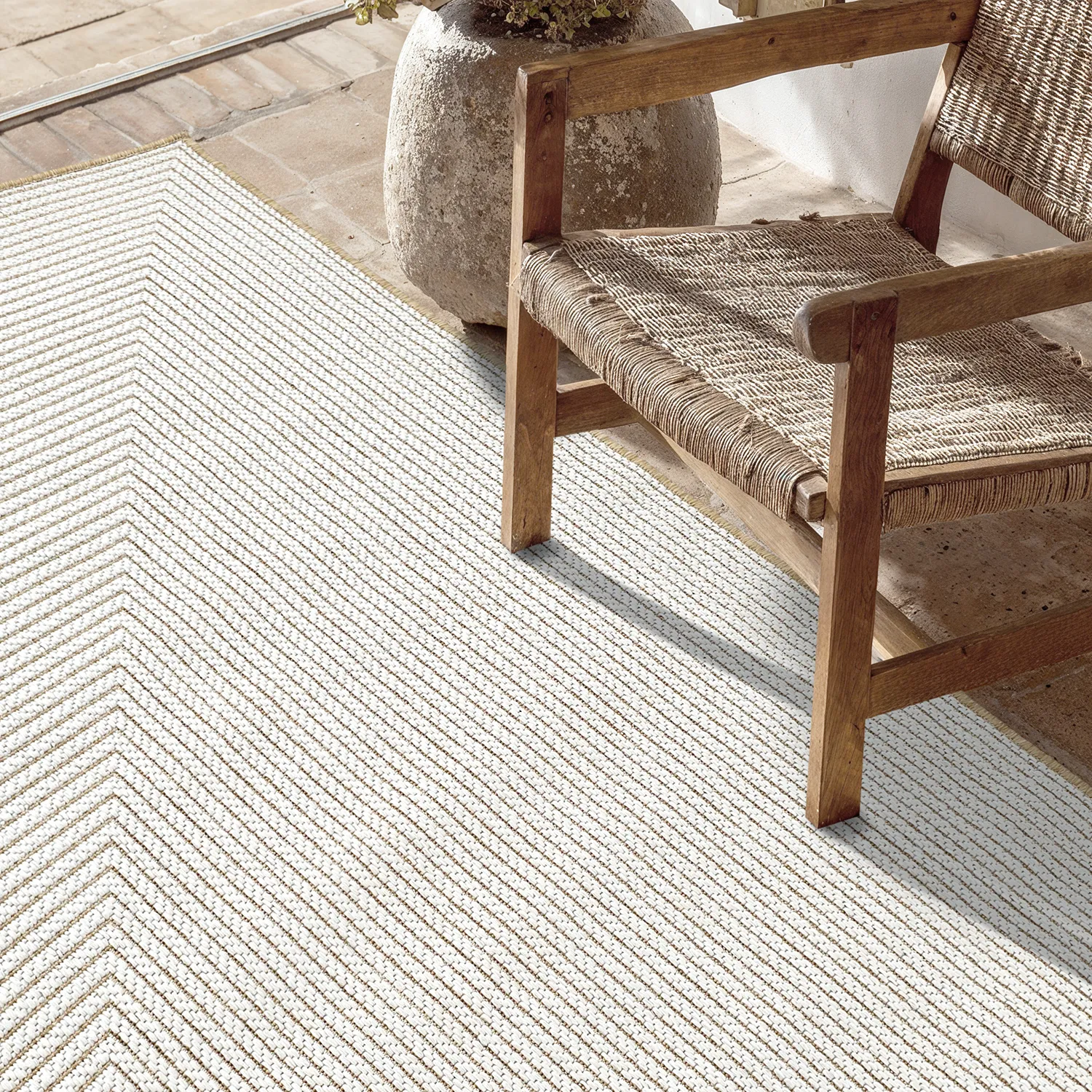 Teppich für innen und außen - utomhusmatta - Arlo (natur)