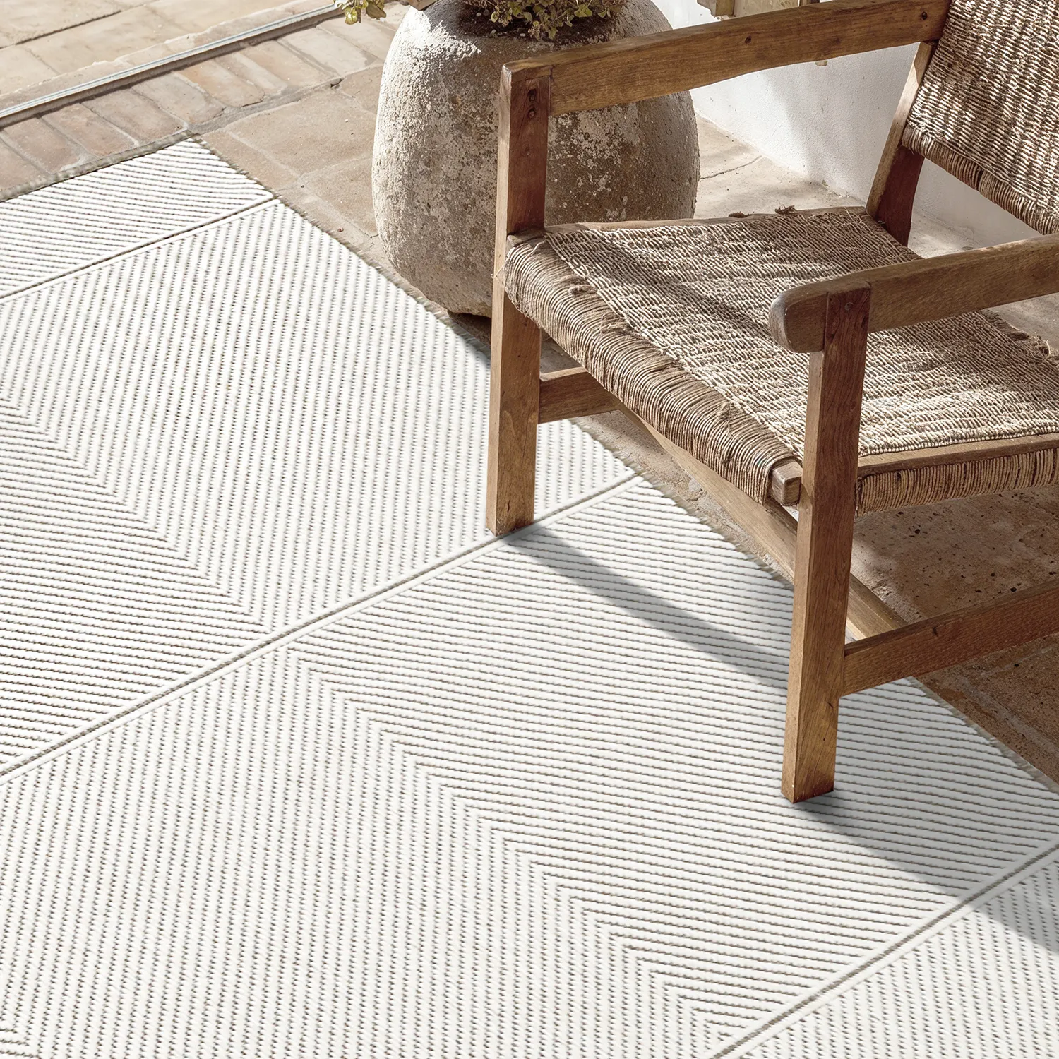 Teppich für innen und außen - utomhusmatta - Ava (beige)