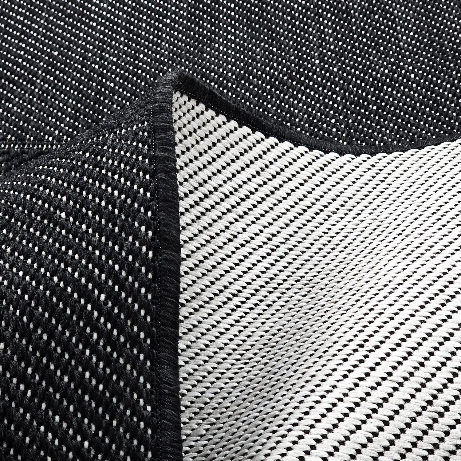 Teppich für innen und außen - utomhusmatta - Ava (schwarz)