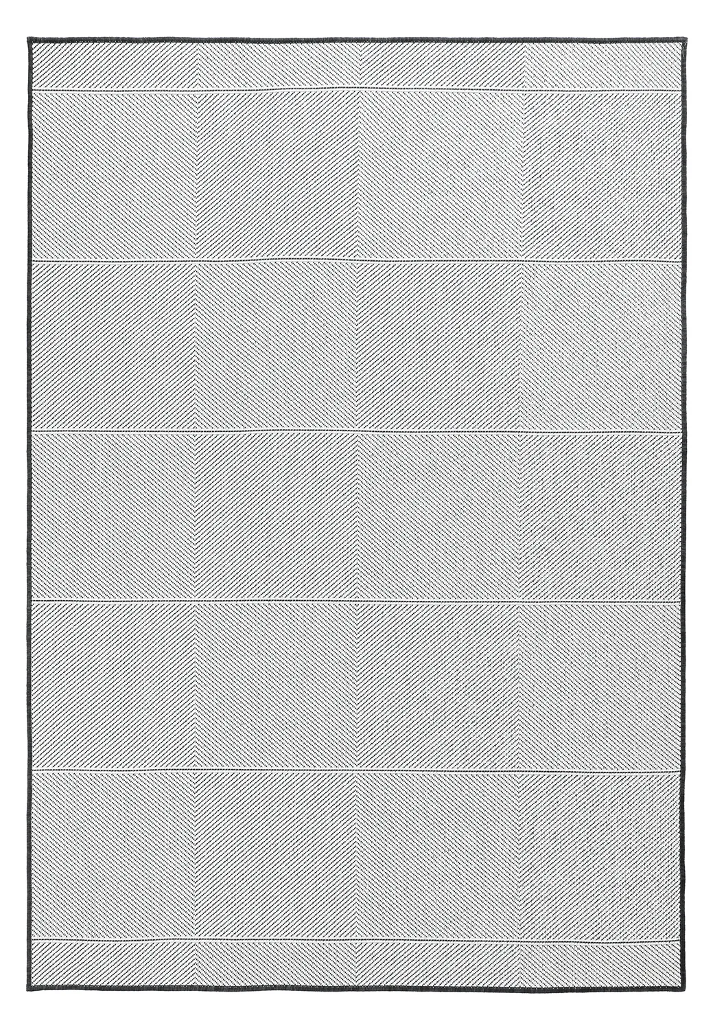 Teppich für innen und außen - utomhusmatta - Ava (schwarz)