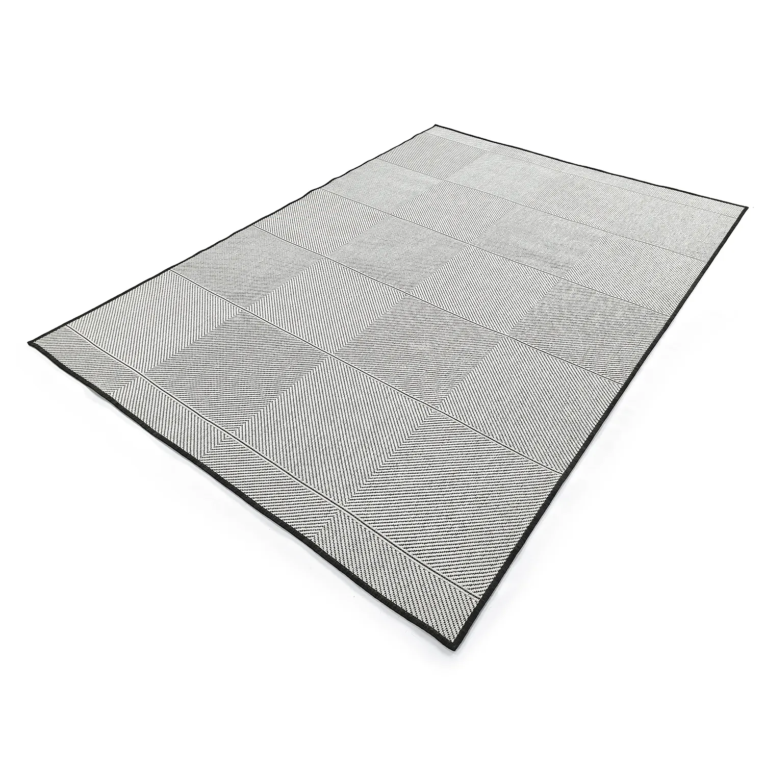 Teppich für innen und außen - utomhusmatta - Ava (schwarz)