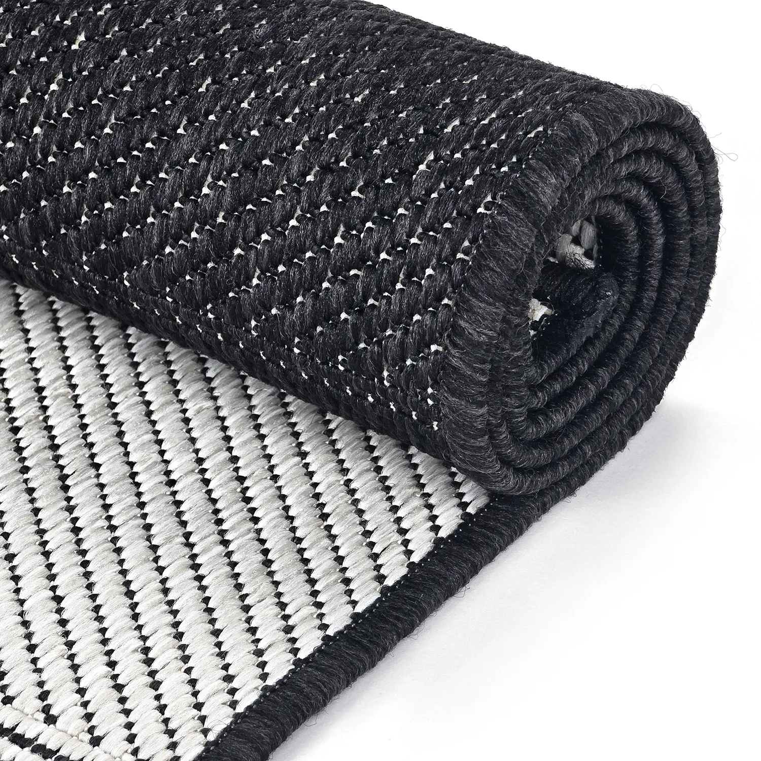 Teppich für innen und außen - utomhusmatta - Ava (schwarz)