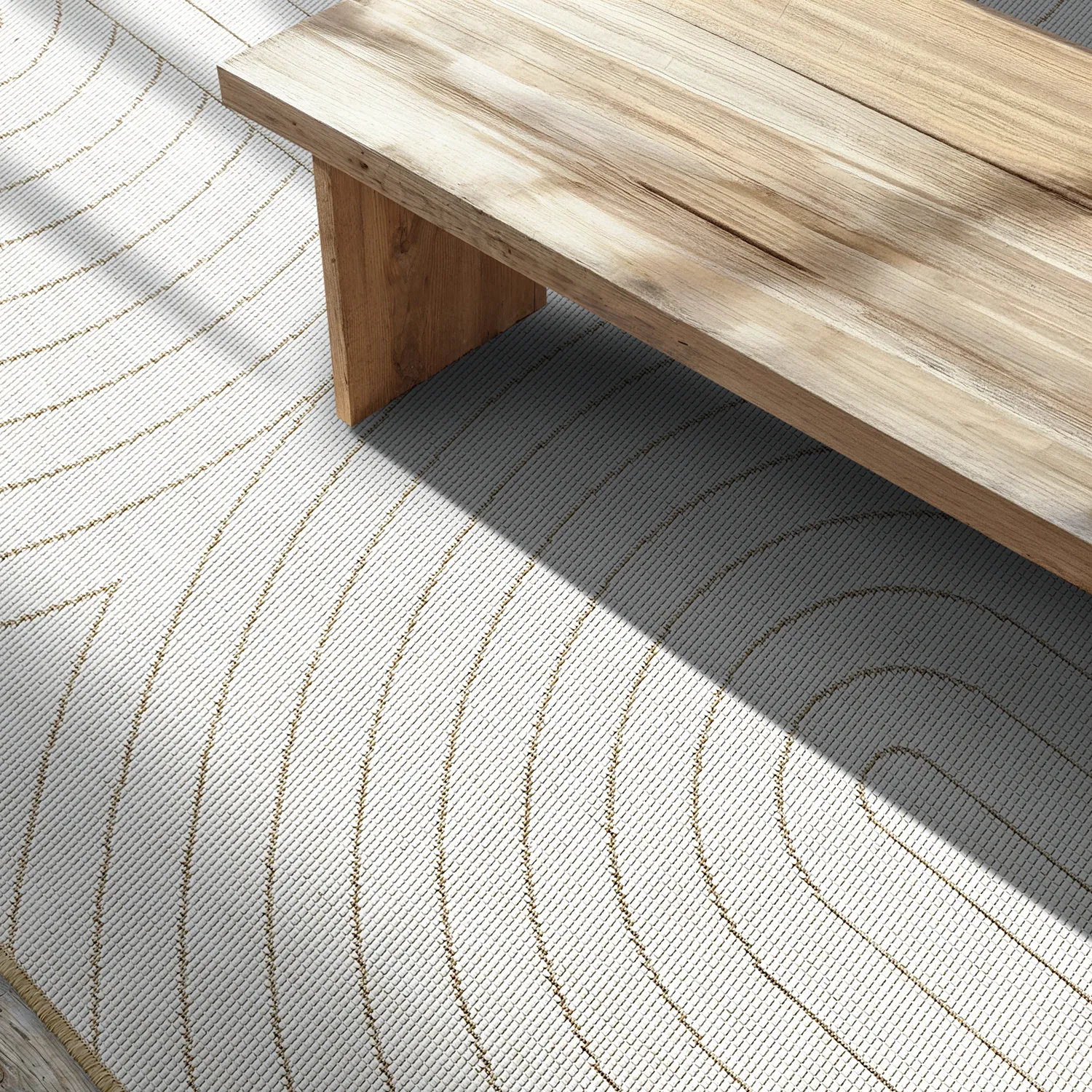 Teppich für innen und außen - utomhusmatta - Hayden (natur)