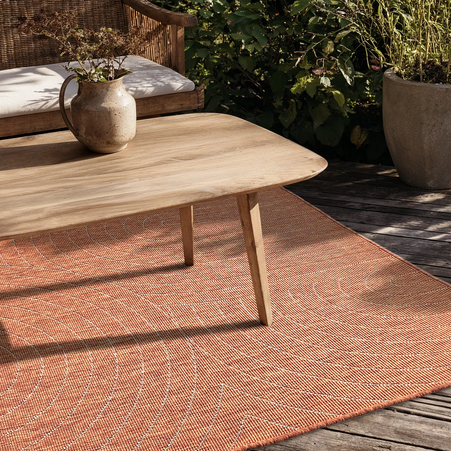 Tapis Intérieurs/Extérieurs - utomhusmatta - Hayden (rouge)