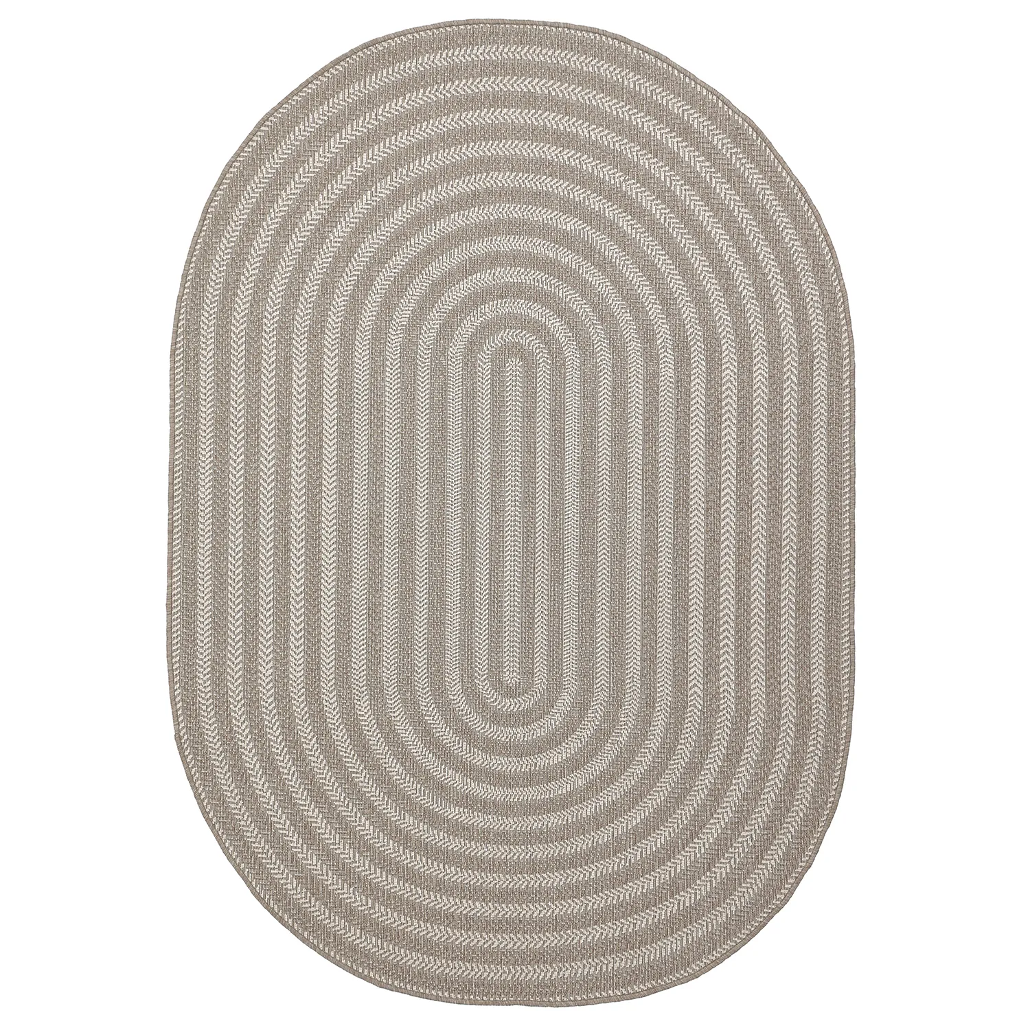 Ovaler Teppich - Indoor/outdoor Leander (beige)
