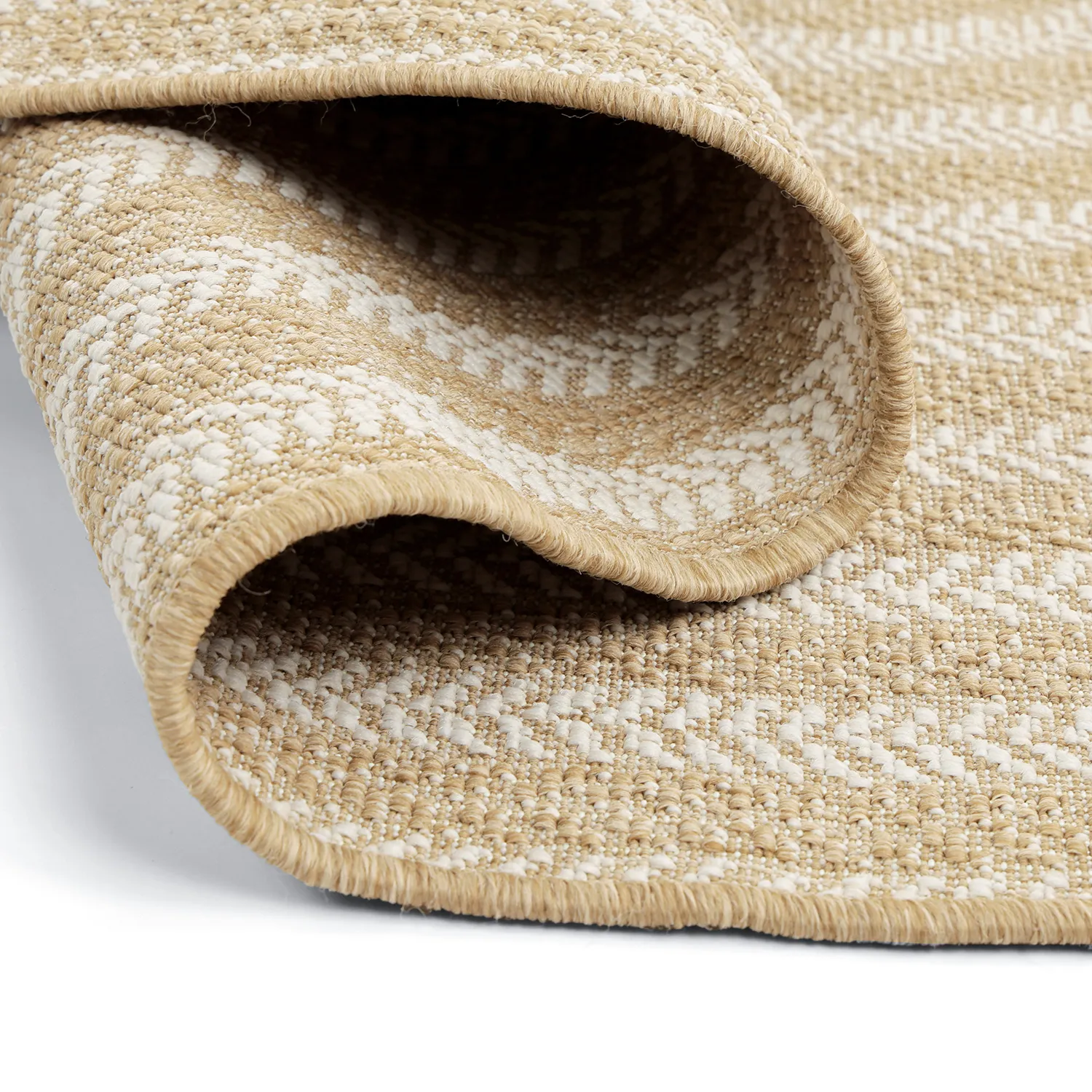 Ovaler Teppich - Indoor/outdoor Leander (natur)