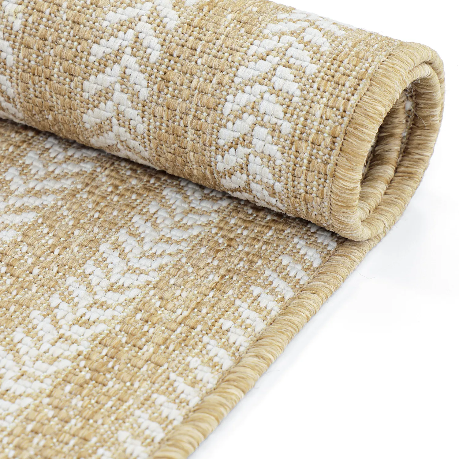 Ovaler Teppich - Indoor/outdoor Leander (natur)