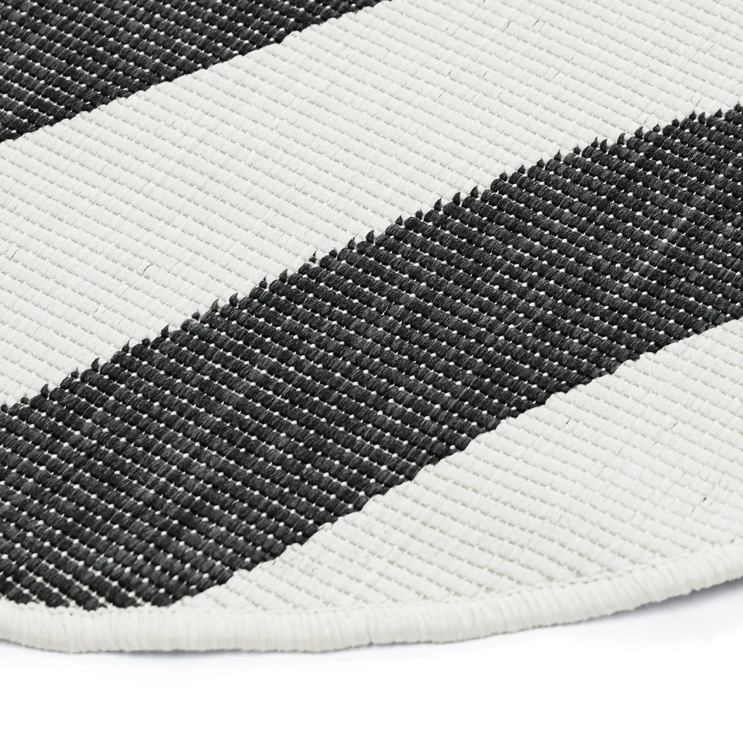 Teppich für innen und außen - utomhusmatta - Remina (schwarz/weiß)