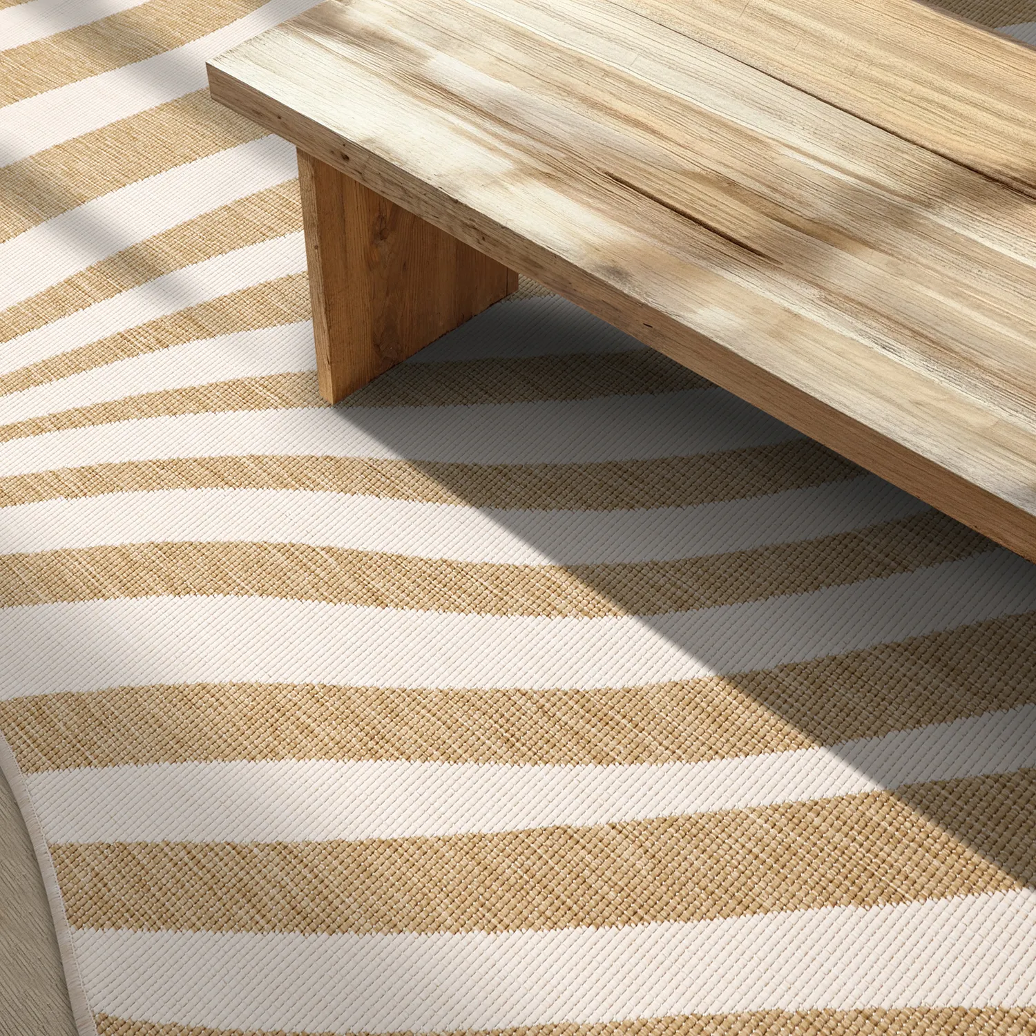 Tapis Intérieurs/Extérieurs - utomhusmatta - Remina (nature/blanc)