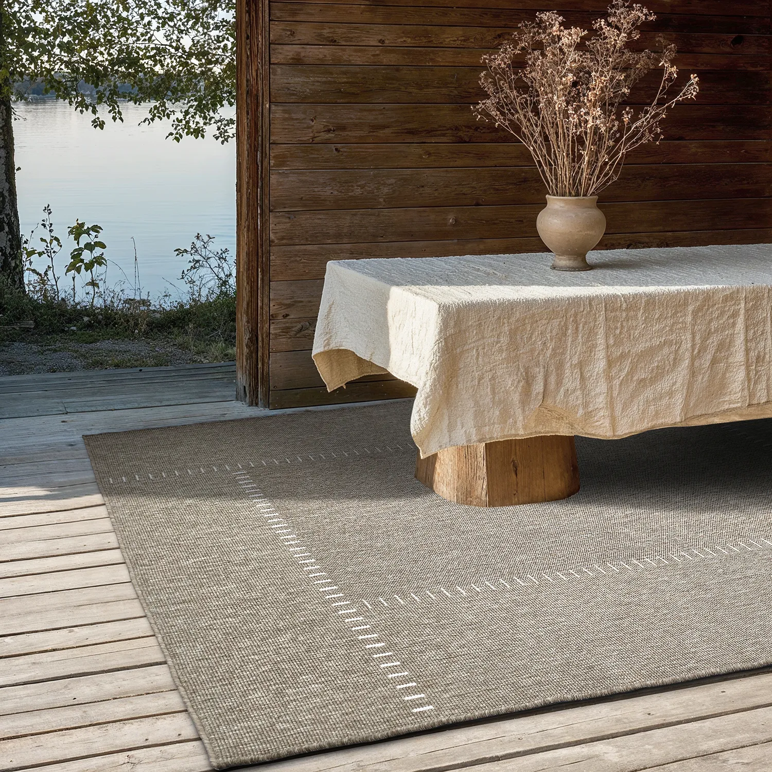 Teppich für innen und außen - utomhusmatta - Rhea (beige)