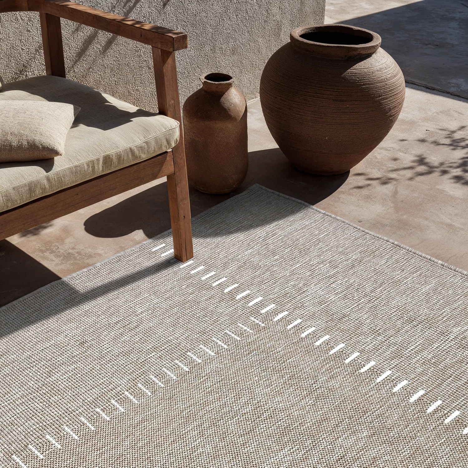 Teppich für innen und außen - utomhusmatta - Rhea (beige)