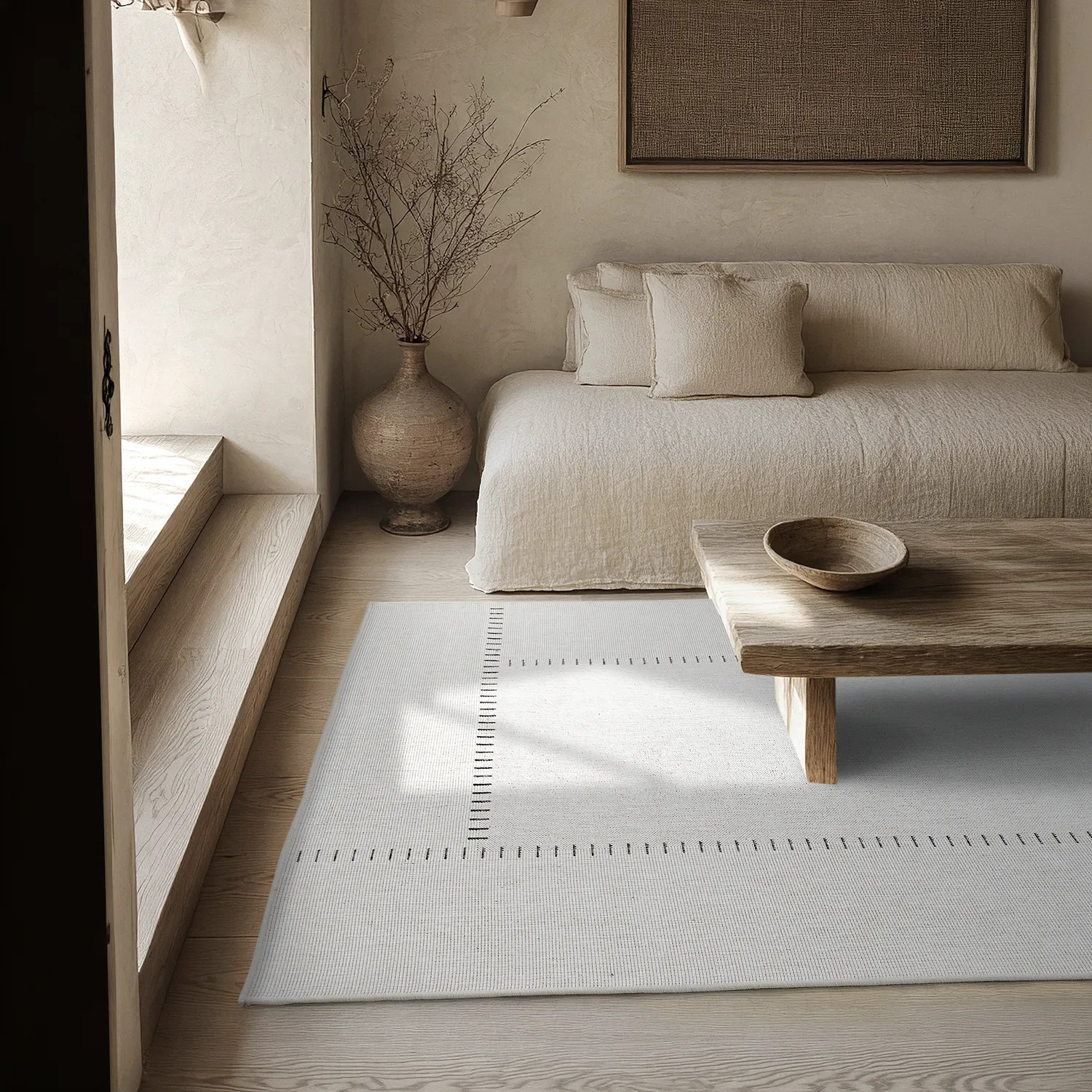 Teppich für innen und außen - utomhusmatta - Rhea (weiß)