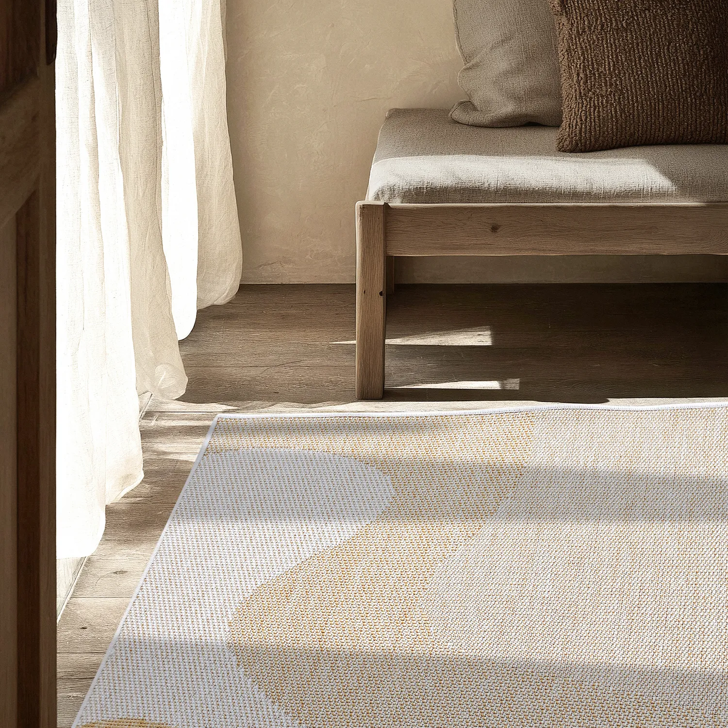 Teppich für innen und außen - utomhusmatta - Somerville (gelb)