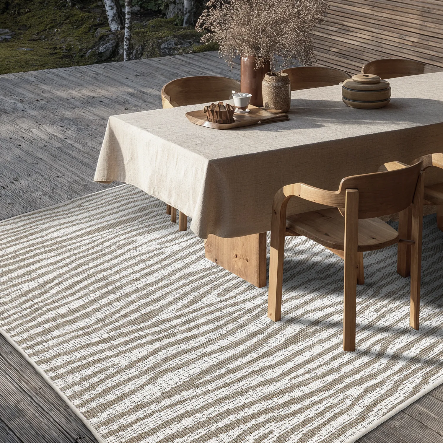 Tapis Intérieurs/Extérieurs - utomhusmatta - Vaura (beige)