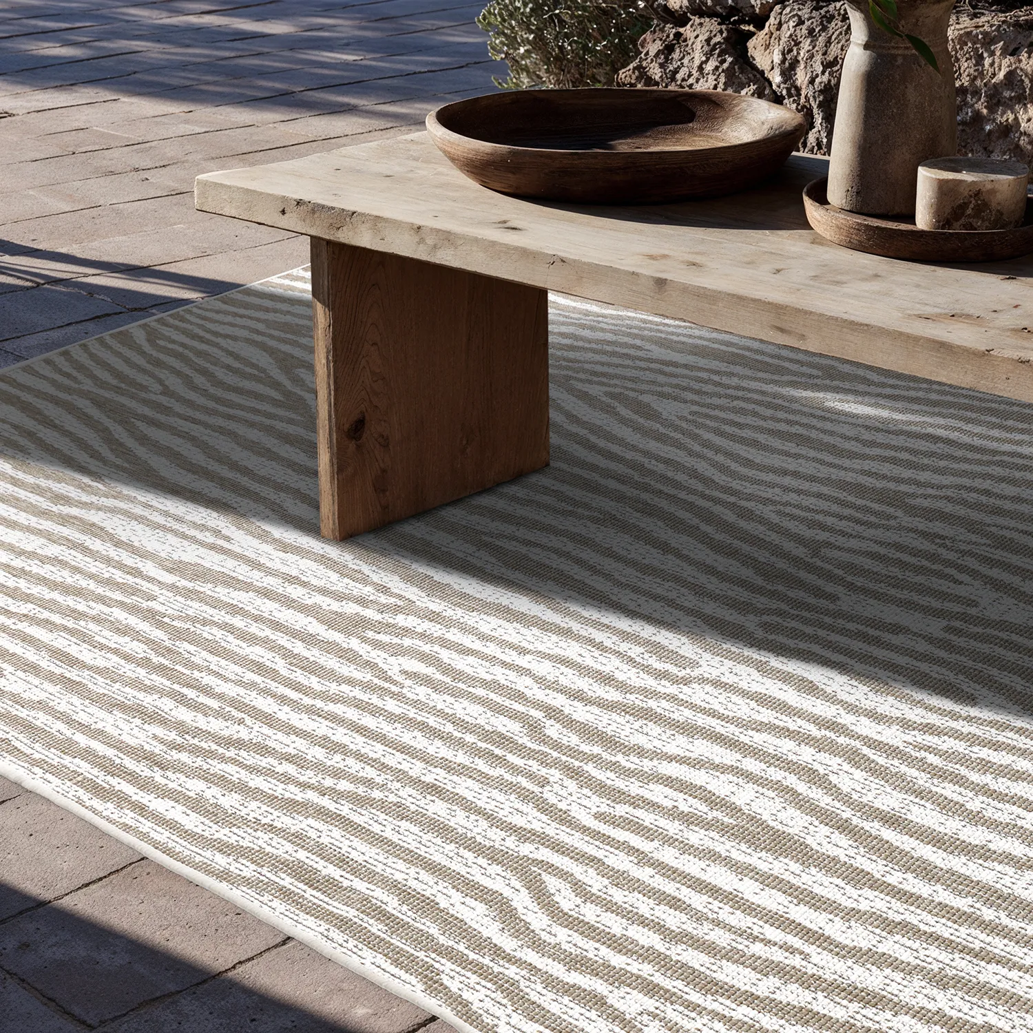 Tapis Intérieurs/Extérieurs - utomhusmatta - Vaura (beige)