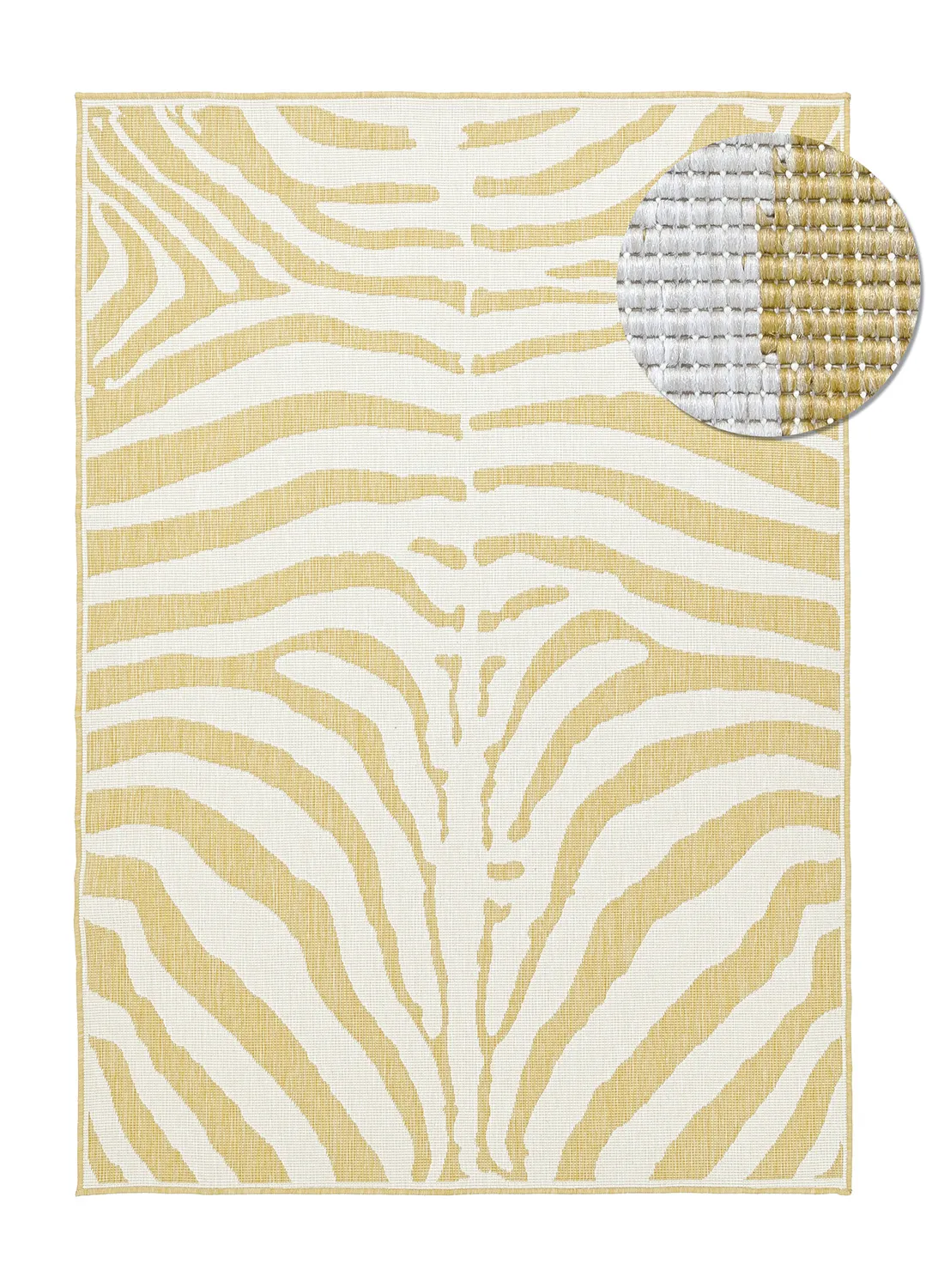 Teppich für innen und außen - utomhusmatta - Winona (gelb)