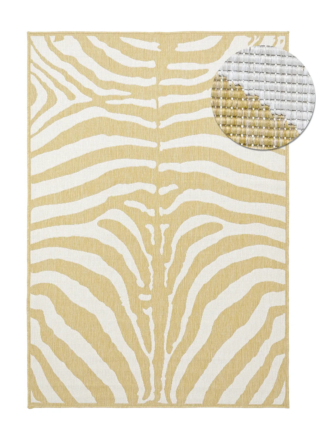 Teppich für innen und außen - utomhusmatta - Winona (gelb)