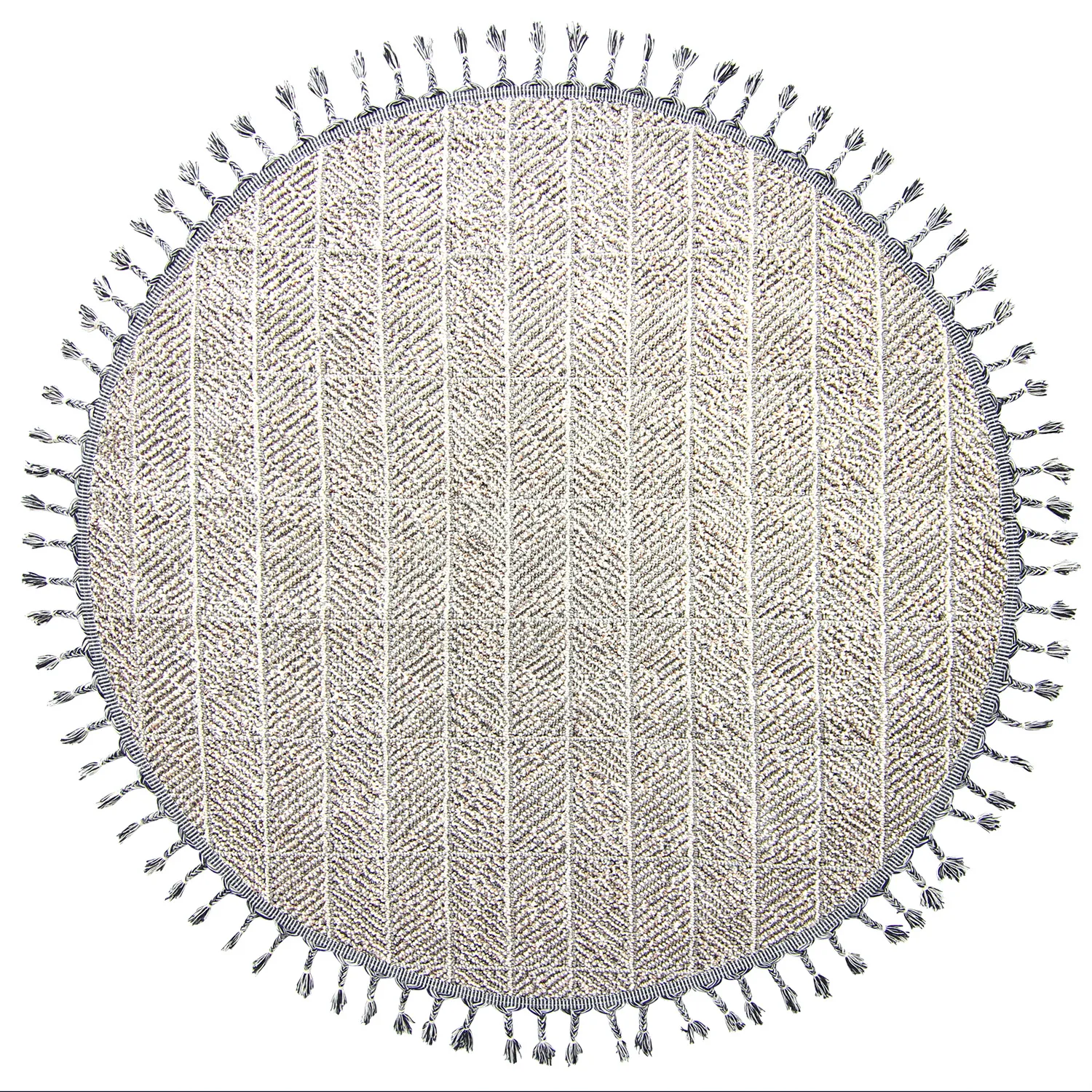 Runde Teppiche - Indoor/Outdoor Francisco (grau)