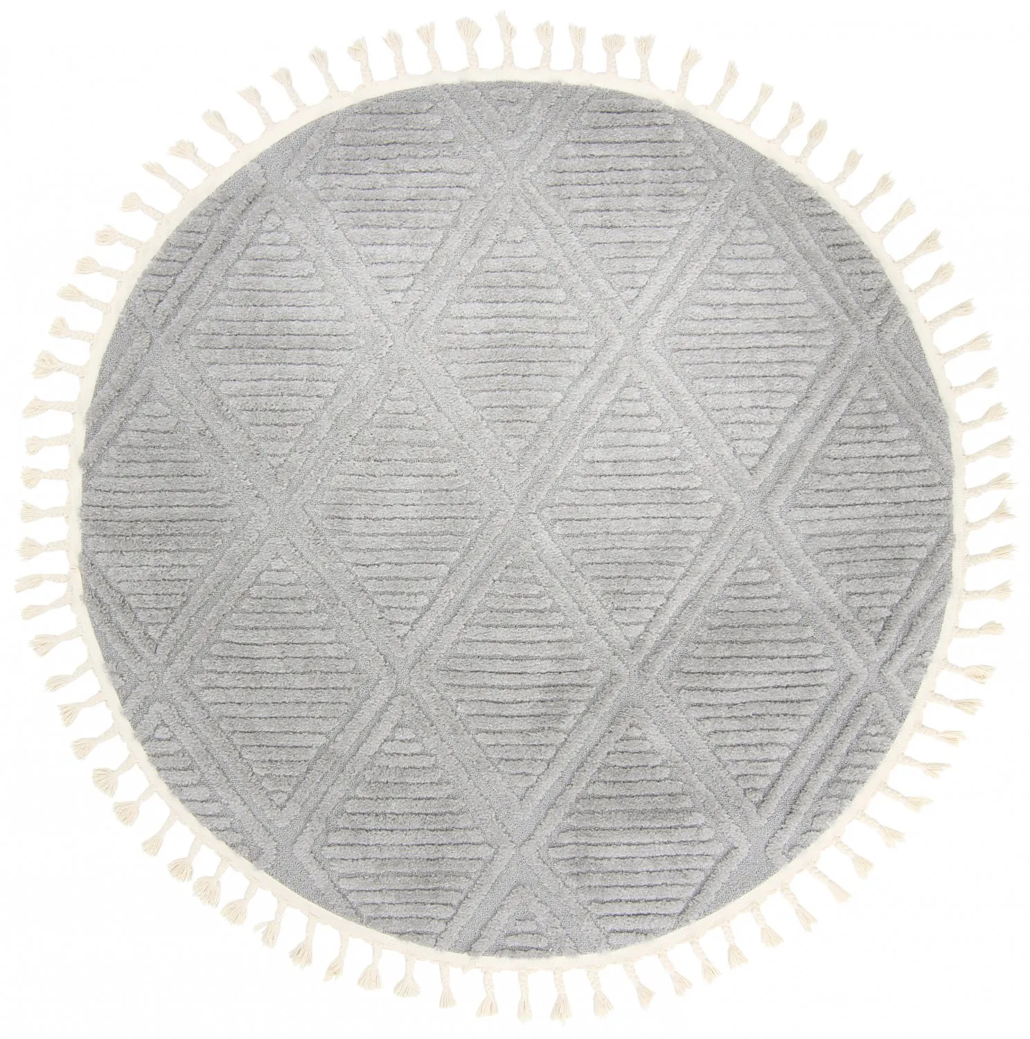 Runde Teppiche - Dover (grau)