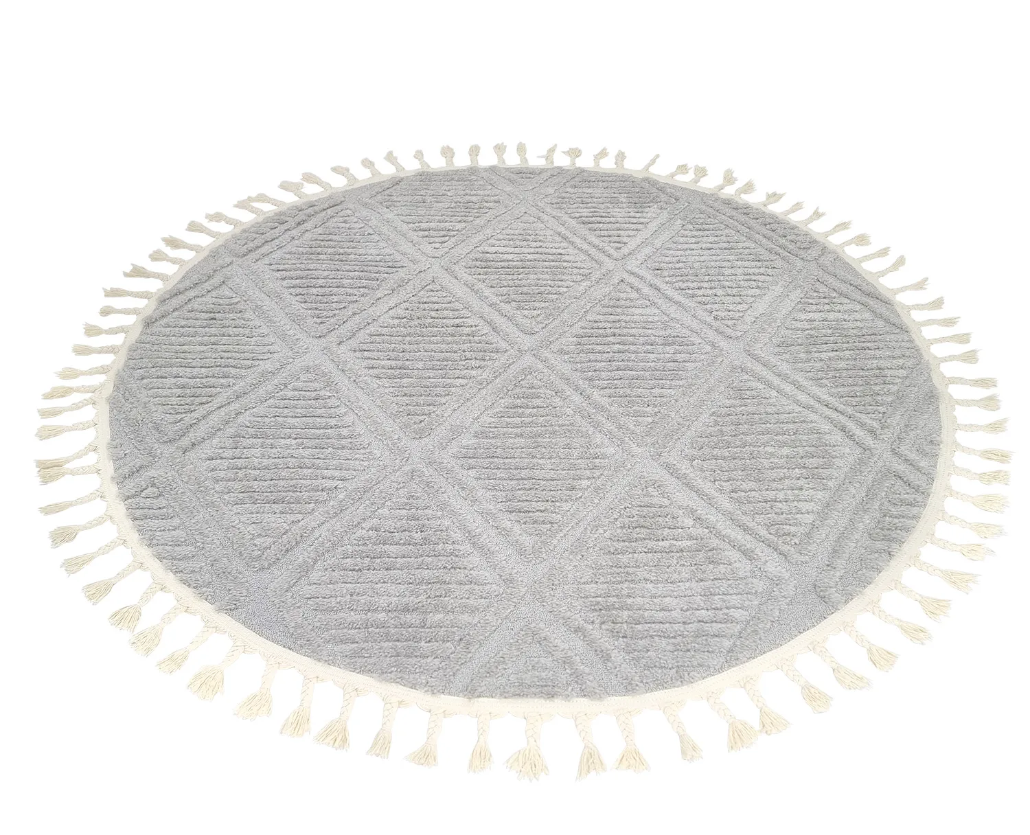 Runde Teppiche - Dover (grau)