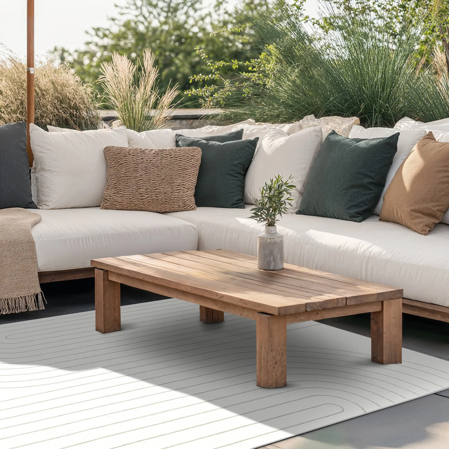 Teppich für innen und außen - Gordo (grau)