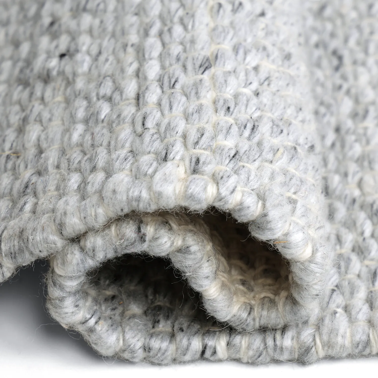 Teppich für innen und außen - Arco Wool Look (grau/beige)