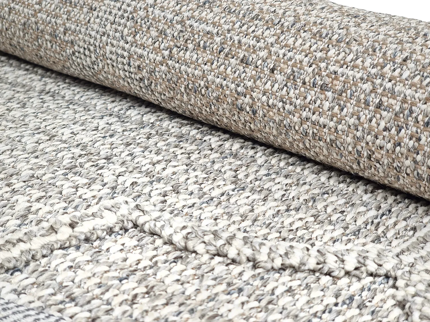 Runde Teppiche - Indoor/Outdoor Santos (grau)