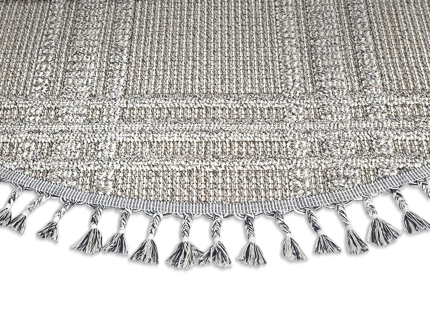 Runde Teppiche - Indoor/Outdoor Victoria (grau)