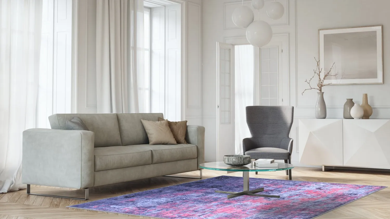 Wilton-Teppich - Violetta (violett)