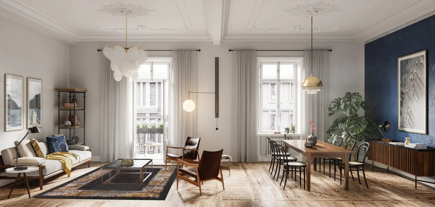 Wilton-Teppich - Tilos (schwarz)