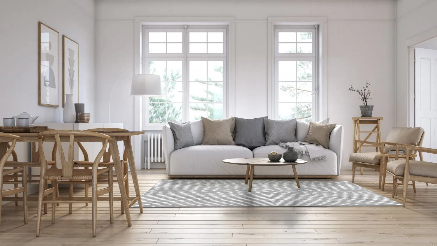 Wilton-Teppich - Amorgos (grau)