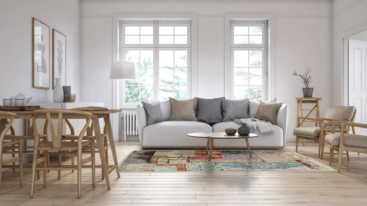 Wilton-Teppich - Linosa (bunt)