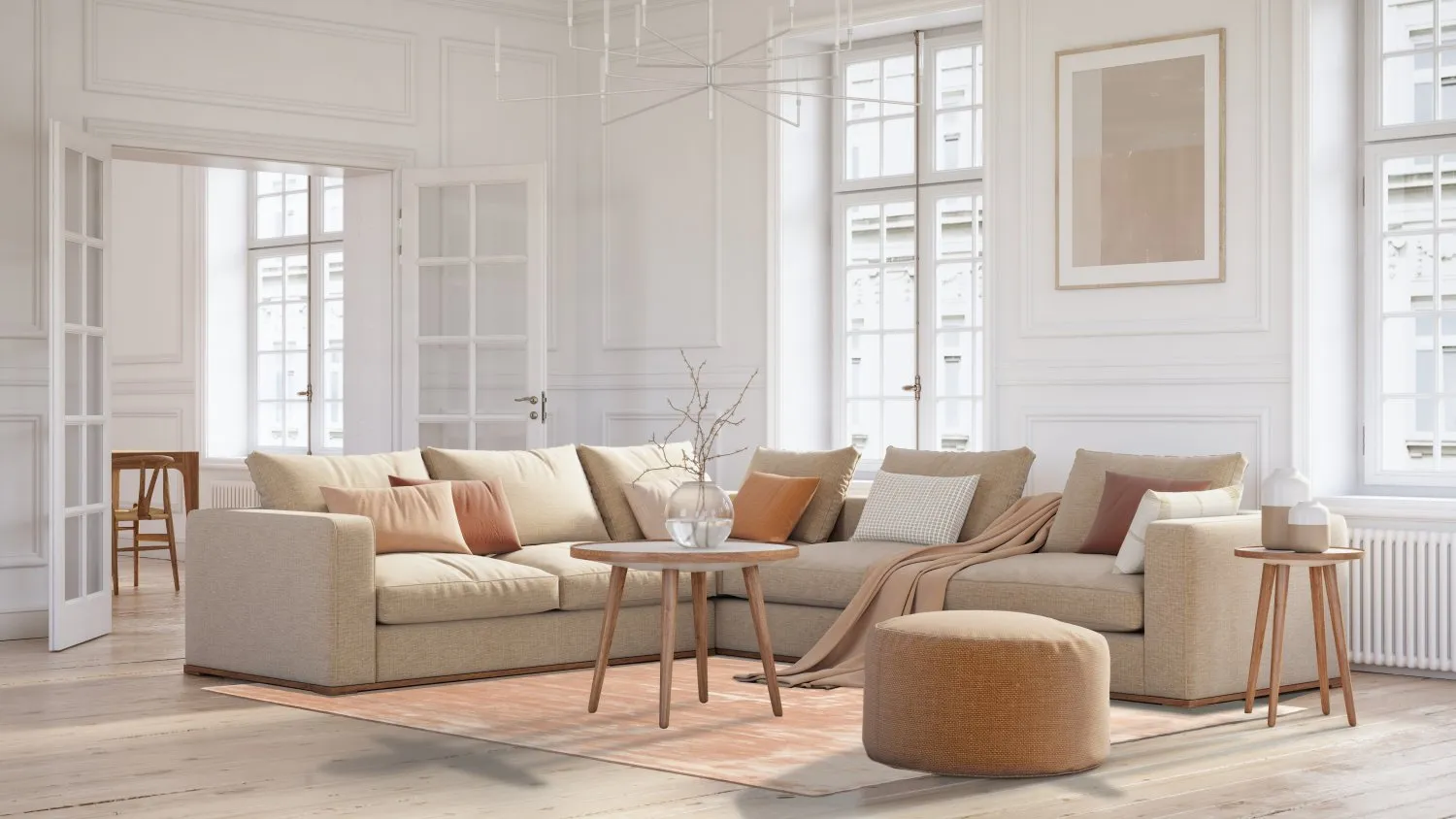 Viskose-teppich - Jodhpur Special Luxury Edition (aprikose)