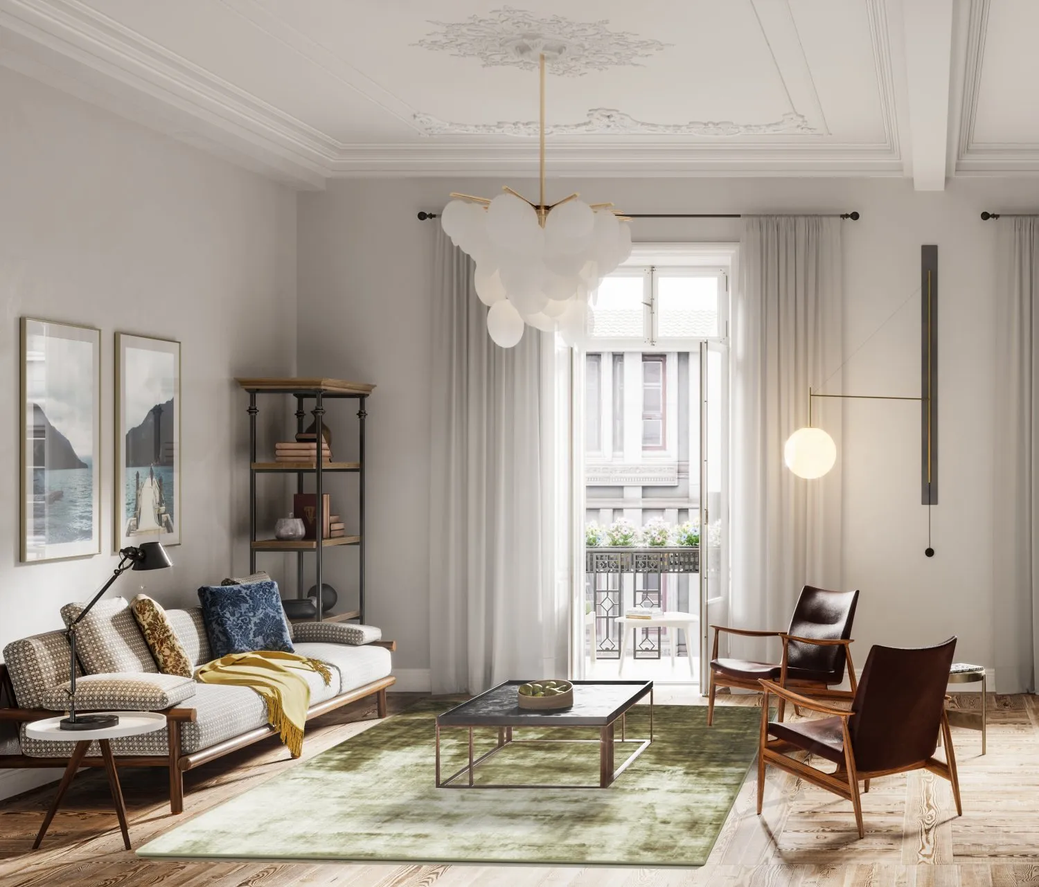 Viskose-teppich - Jodhpur Special Luxury Edition (olivgrün)