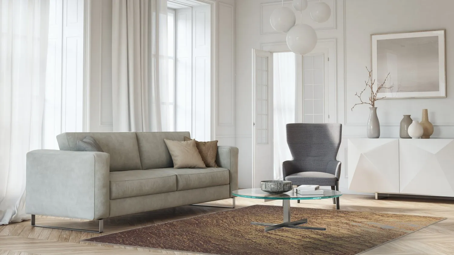 Wilton-Teppich - Junes (gold)