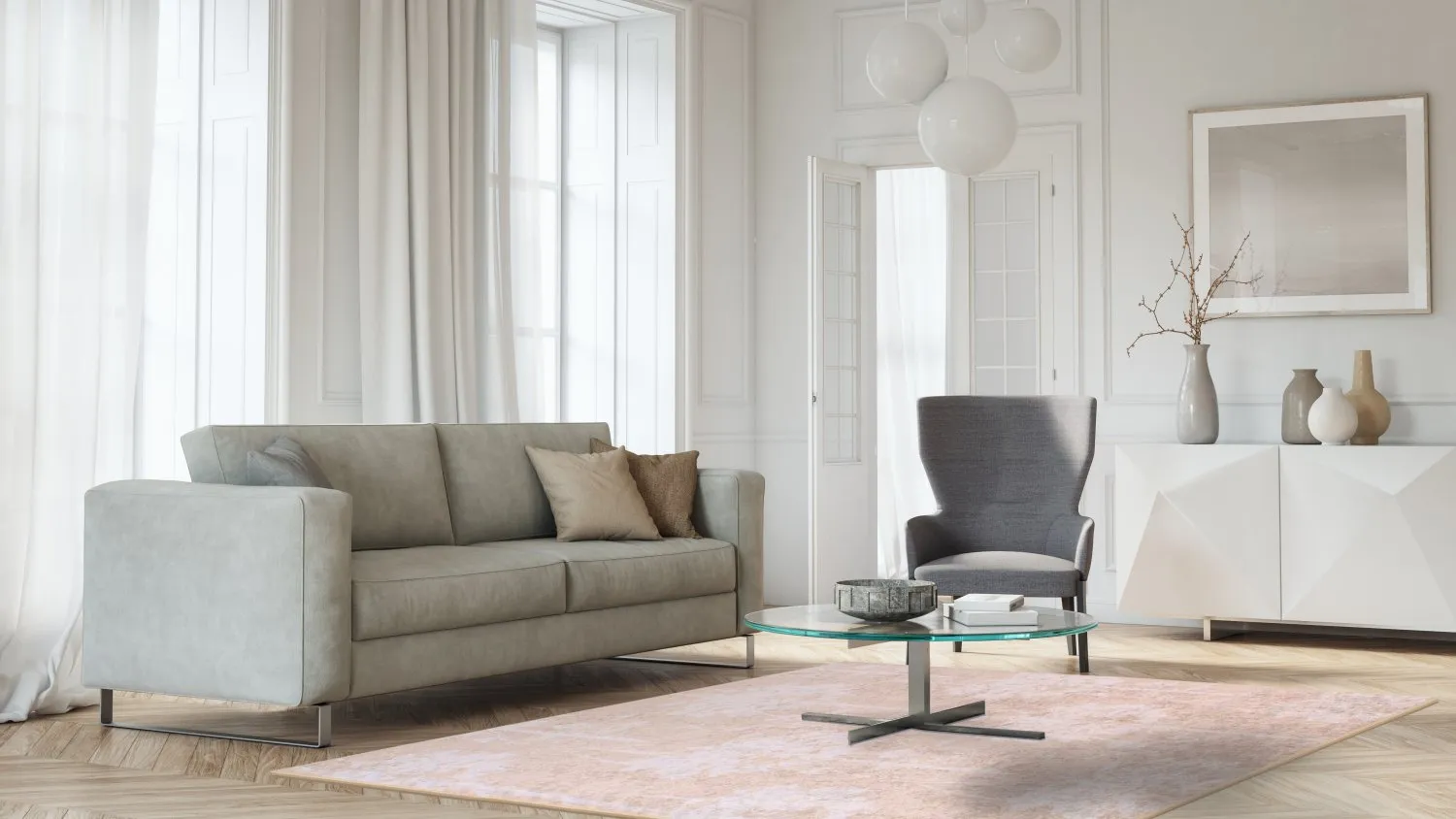 Wilton-Teppich - Ruth (hellbeige)